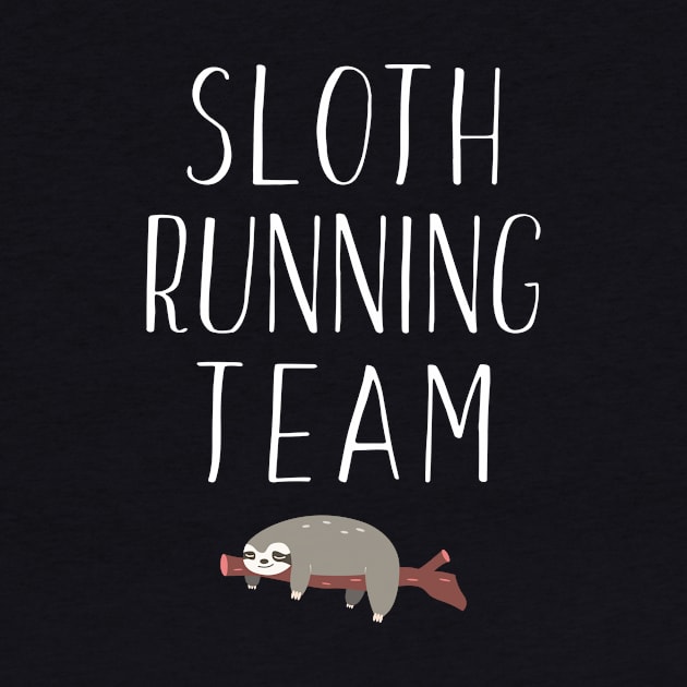 Sloth Running Team Lazy Sleepy Sloth Sleeping by theperfectpresents